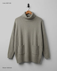 Unknown (WKT-349) Oversized Turtleneck Sweater