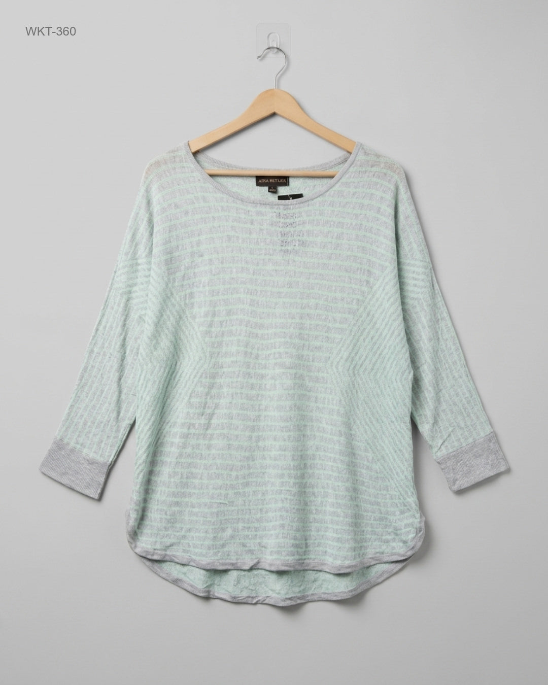 Shop Premium Winter Knitted Tops by Dana Buchman | Preloved Branded Clothes | Gray Polyester | | OTS Thrift Store Islamabad Pakistan