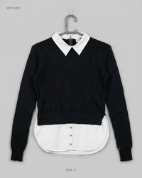 Primark (WKT-365) Collared 2-in-1 Layered Sweater