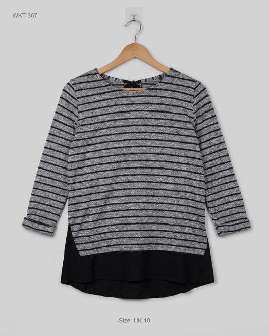 Premium Condition Winter Knitted Tops | Preloved Atmosphere | Gray Polyester | Thrift Shop for Karachi Pakistan | OTS