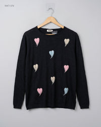 MSD (WKT-376) Heart Pattern Sweater