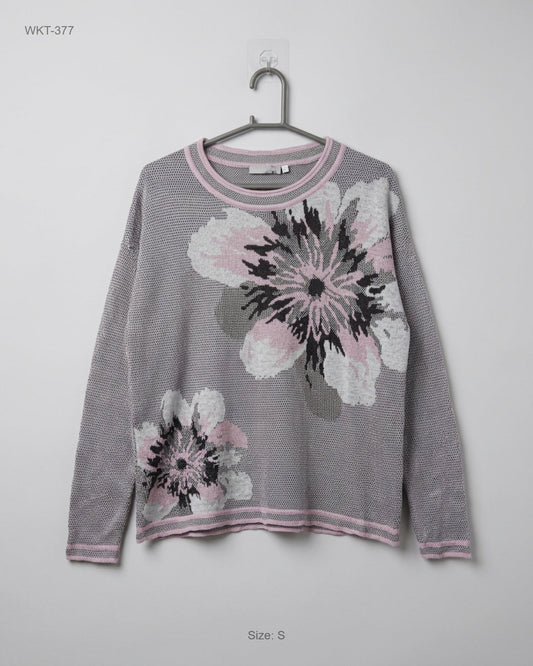 UK Imported secondhand Winter Knitted Tops - Canda brand, Gray Polyester, Premium condition, for - Online Thrift Store Karachi Pakistan