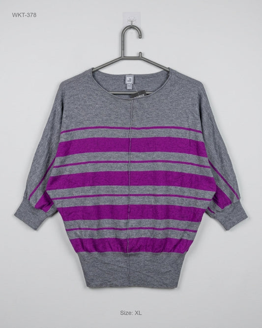 UK Imported secondhand Winter Knitted Tops - JCP brand, Gray Polyester, Premium condition, for - Online Thrift Store Karachi Pakistan