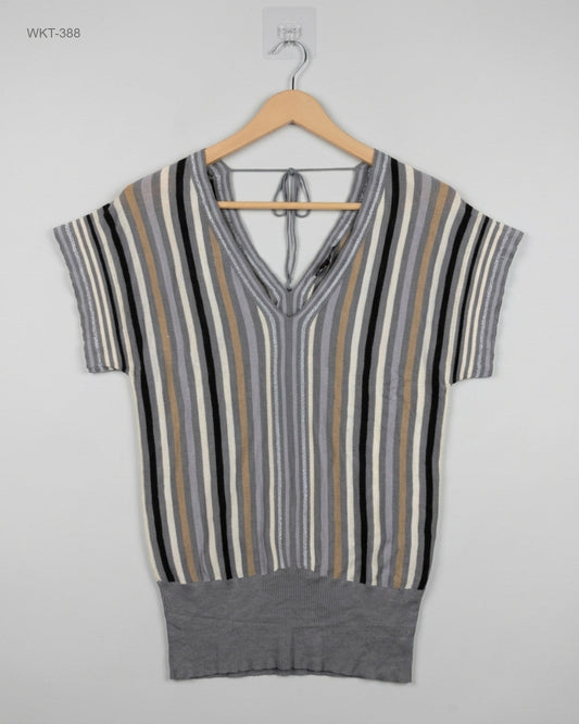 Premium Condition Winter Knitted Tops | Preloved Jasper Conran | Gray Polyester | Thrift Shop for Lahore Pakistan | OTS