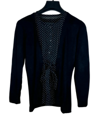 Black Winter Knitted Top by Anne Weyburn (WKT-40)