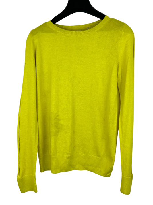 Preloved Good Winter Knitted Tops by Unknown, Yellow Cotton for Women - OTS Thrift Shop Peshawar Pakistan