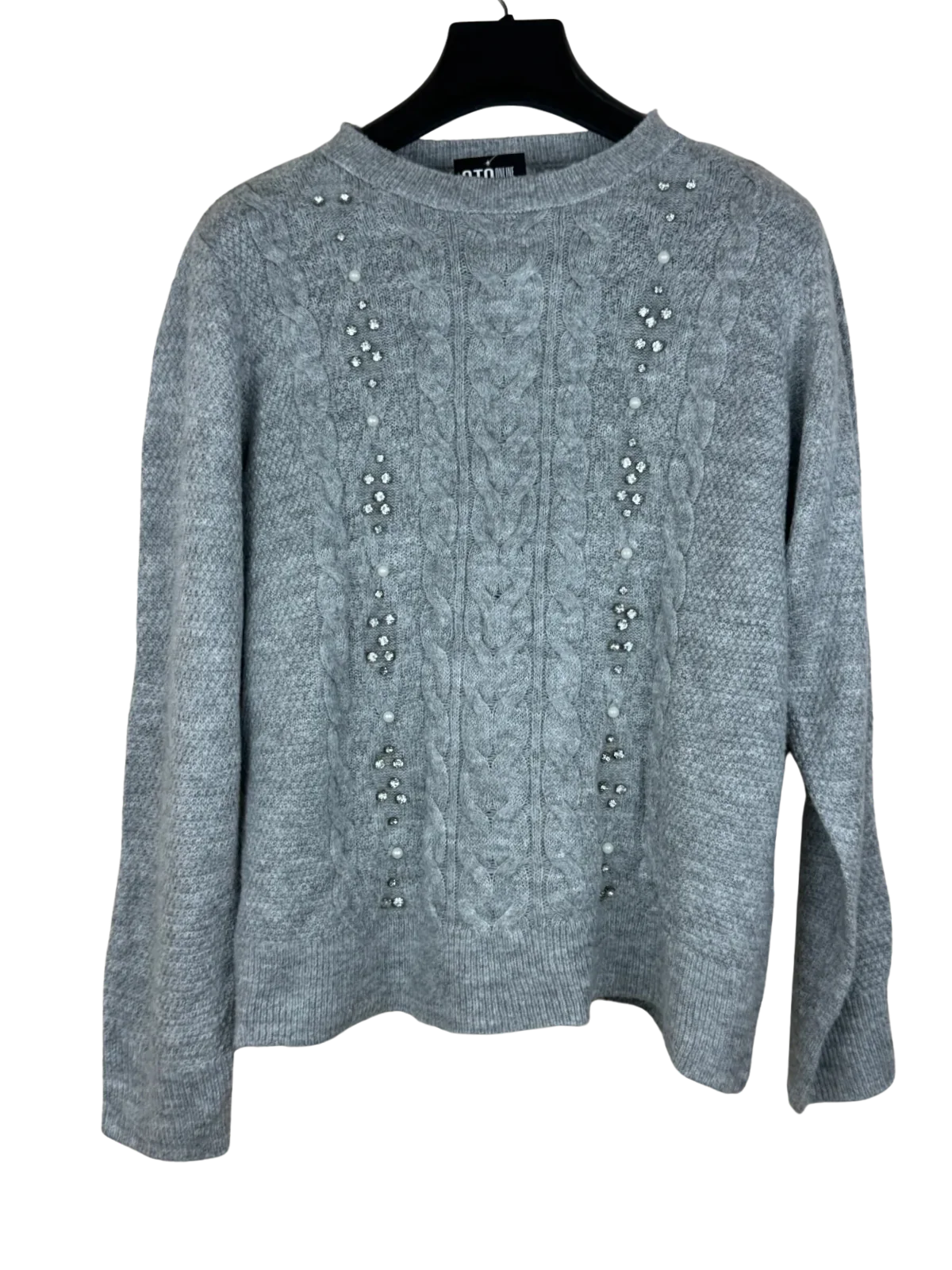 Grey Winter Knitted Top by Papaya (WKT-52)