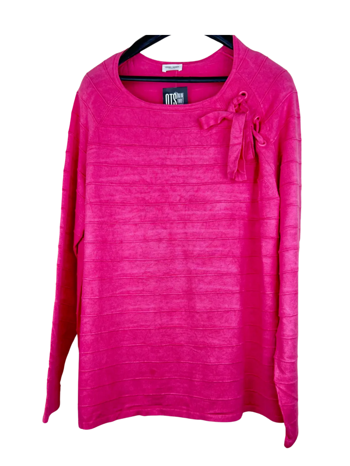 Burgundy Red Winter Knitted Top by Greey Weber (WKT-59)