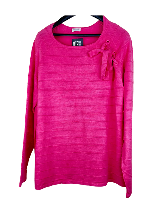 Shop Premium Winter Knitted Tops by Greey Weber | Preloved Branded Clothes | Burgundy Red Viscose | Women | OTS Thrift Store Lahore Pakistan