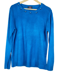 Blue Winter Knitted Top by Simon Jersey (WKT-73)