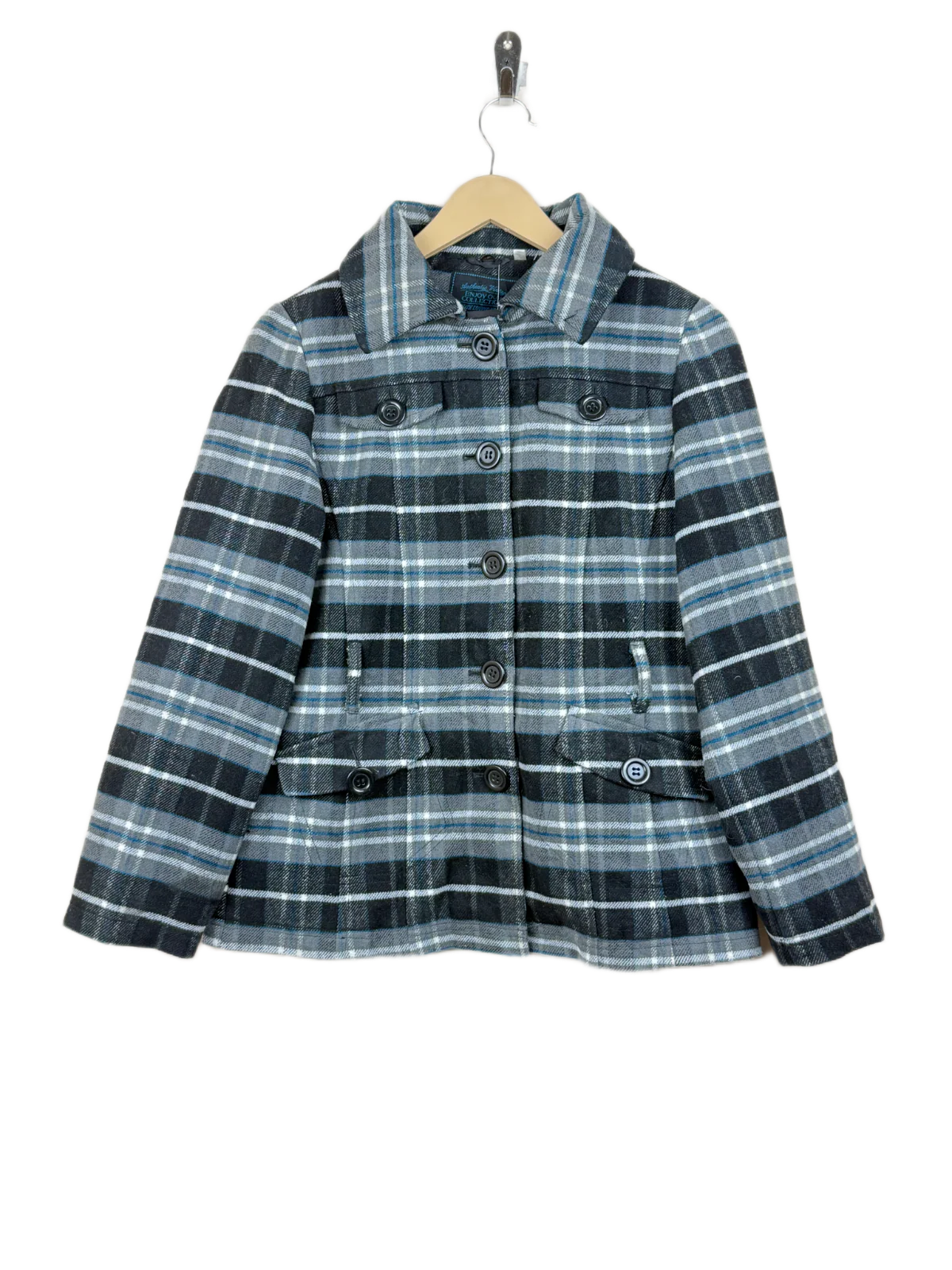 Multi Color Women Winter Long Coat by Unknown (WLC-10)