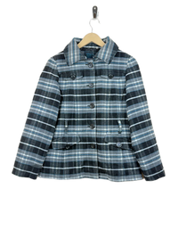 Multi Color Women Winter Long Coat by Unknown (WLC-10)