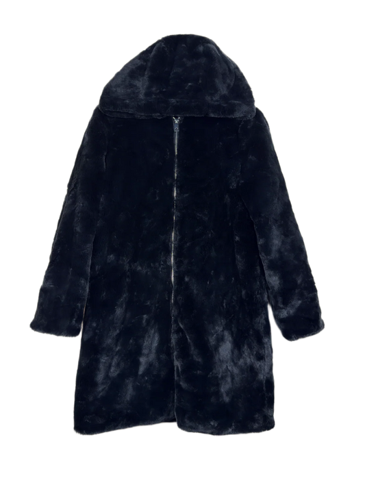 Shop Premium Plus Winter Long Cardigans by Primark | Preloved Branded Clothes | Black Polyester | Women | OTS Thrift Store Peshawar Pakistan