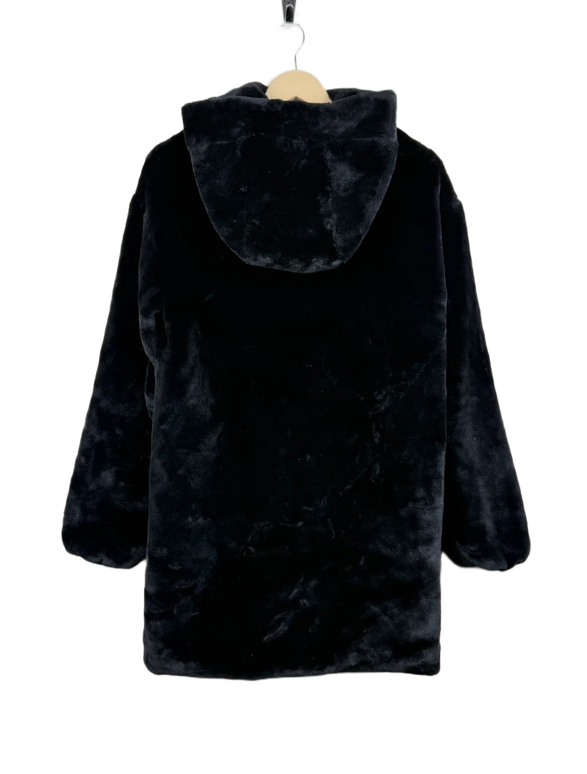 Shop Premium Plus Condition Black Polyester Winter Long Cardigans by Primark for Women at OTS - Online Thrift Store Pakistan (WLC-11)