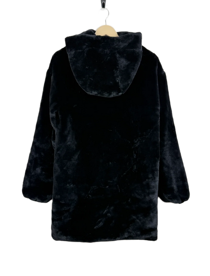 Shop Premium Plus Condition Black Polyester Winter Long Cardigans by Primark for Women at OTS - Online Thrift Store Pakistan (WLC-11)