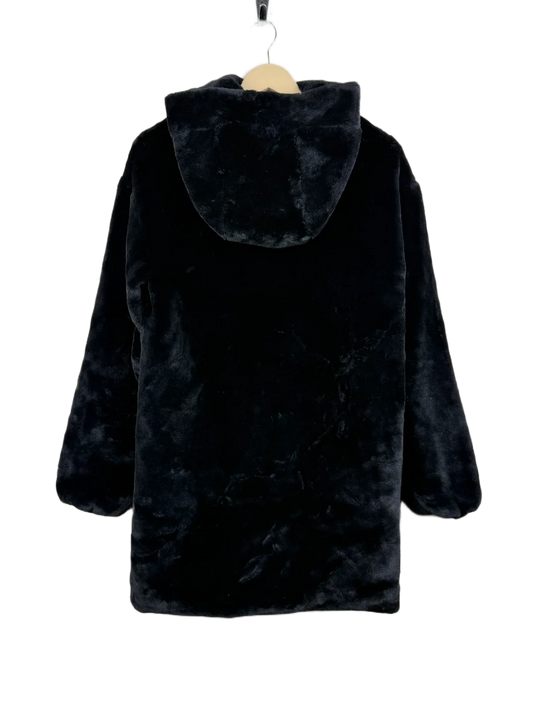 Shop Premium Plus Condition Black Polyester Winter Long Cardigans by Primark for Women at OTS - Online Thrift Store Pakistan (WLC-11)