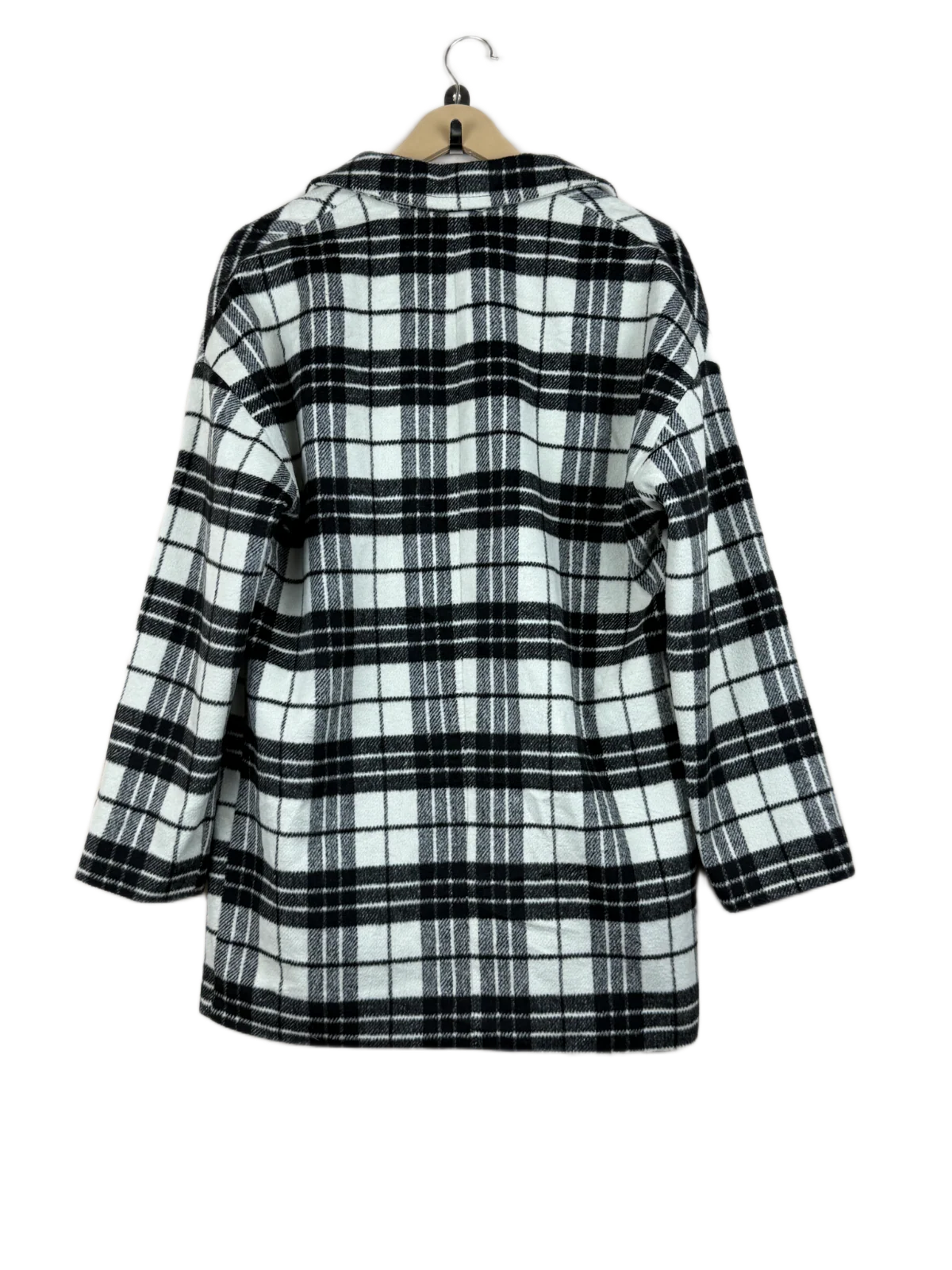 Buy Black & White Polyester Winter Long Cardigans by New Look - Premium condition for Women | Preloved OTS Pakistan (WLC-12)