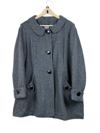 Grey Women Winter Long Coat by New Look (WLC-13)