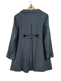 Grey Women Winter Long Coat by New Look (WLC-13)
