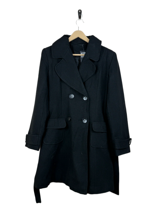 Secondhand Branded Winter Long Cardigans by Dorothy Perkins, Black Wool + Acrylic fabric, Excellent condition, for Women - Online Thrift Shop Islamabad Pakistan