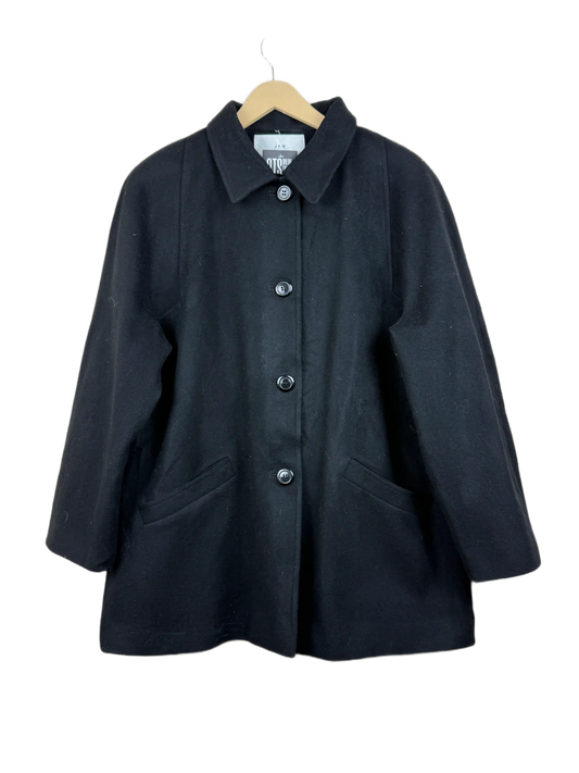 Secondhand Branded Winter Long Cardigans by JFW Element, Black Wool fabric, Premium condition, for Women - Online Thrift Shop Lahore Pakistan