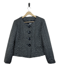 Black & White Women Winter Long Coat by BM (WLC-22)