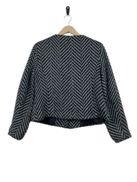 Black & White Women Winter Long Coat by BM (WLC-22)