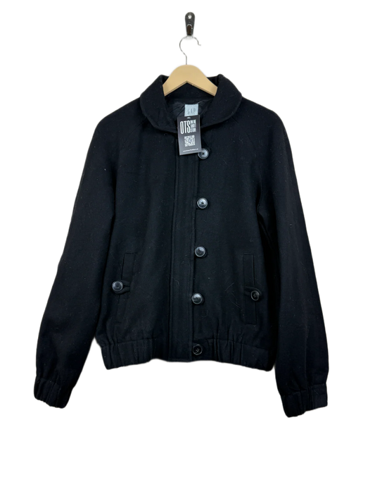 Secondhand Branded Winter Long Cardigans by GAP, Black Wool fabric, Premium condition, for Women - Online Thrift Shop Islamabad Pakistan