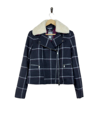 Dark Blue Women Winter Long Coat by Tommy Hilfiger (WLC-27)