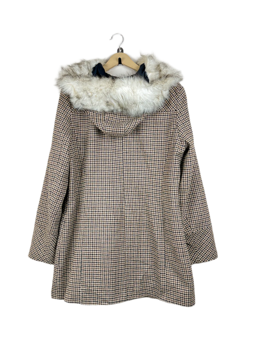 Buy Brown Polyester Winter Long Cardigans by Miss Selfridge - Premium condition for Women | Preloved OTS Pakistan (WLC-30)