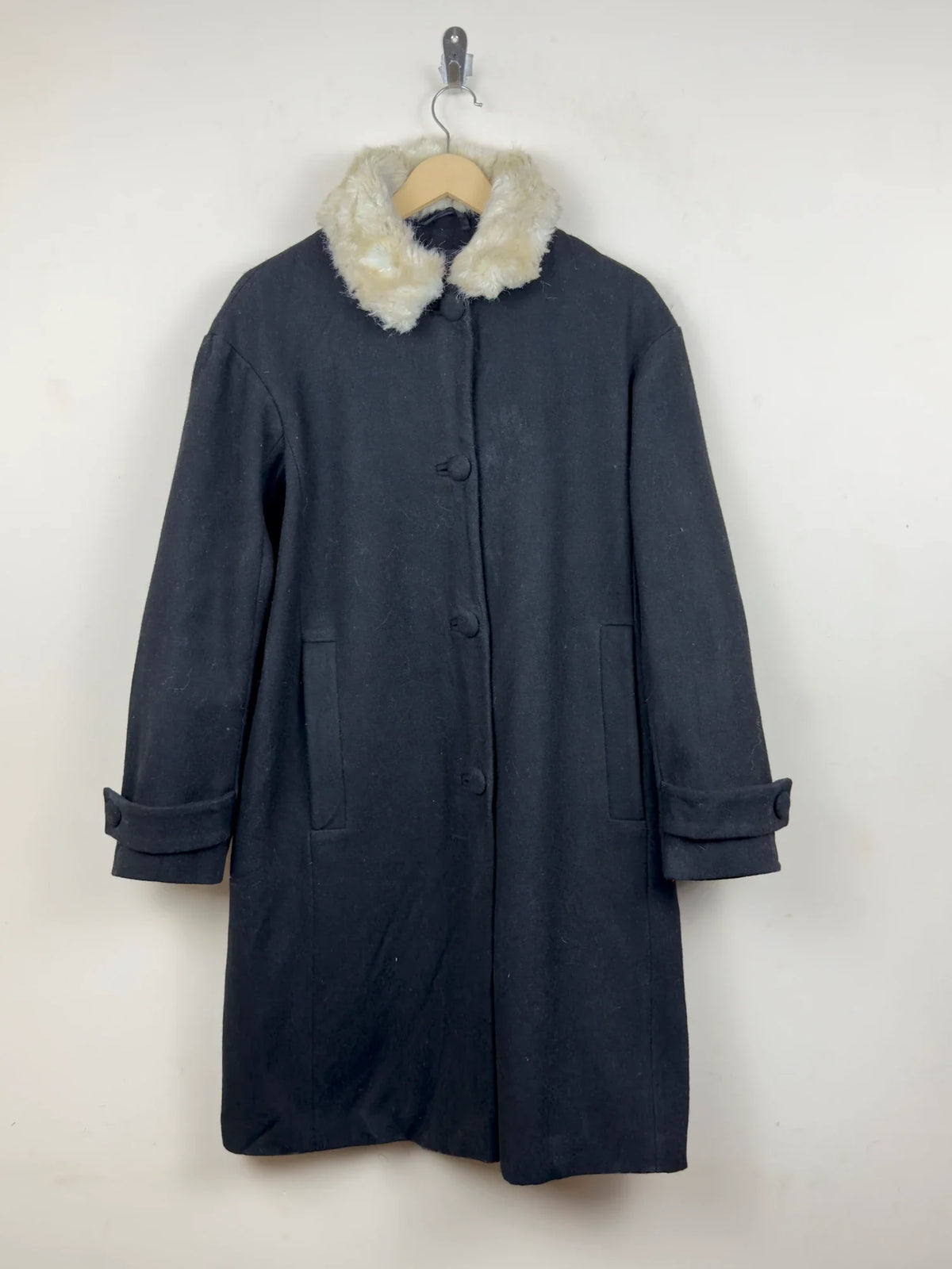 Black Women's Winter Long Coat by Topshop (WLC-32)
