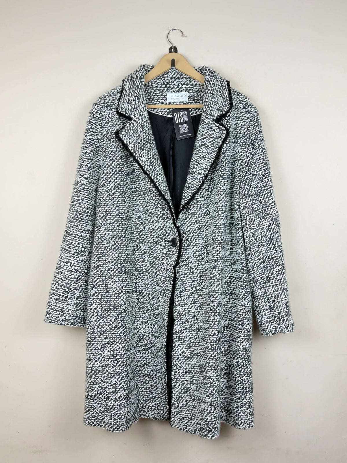 Black & White Women's Winter Long Coat by Costswold (WLC-36)