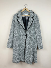 Black & White Women's Winter Long Coat by Costswold (WLC-36)