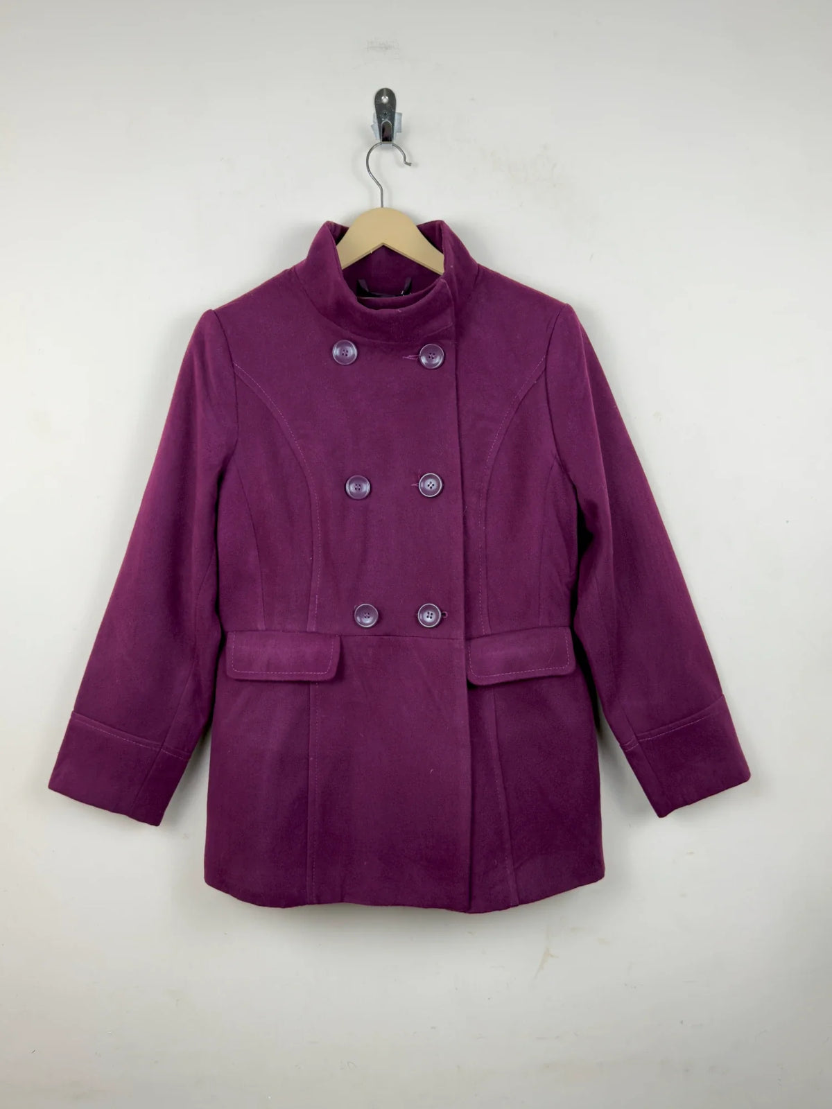 Purple Women's Winter Long Coat by EWM (WLC-41)