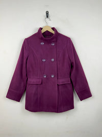 Purple Women's Winter Long Coat by EWM (WLC-41)