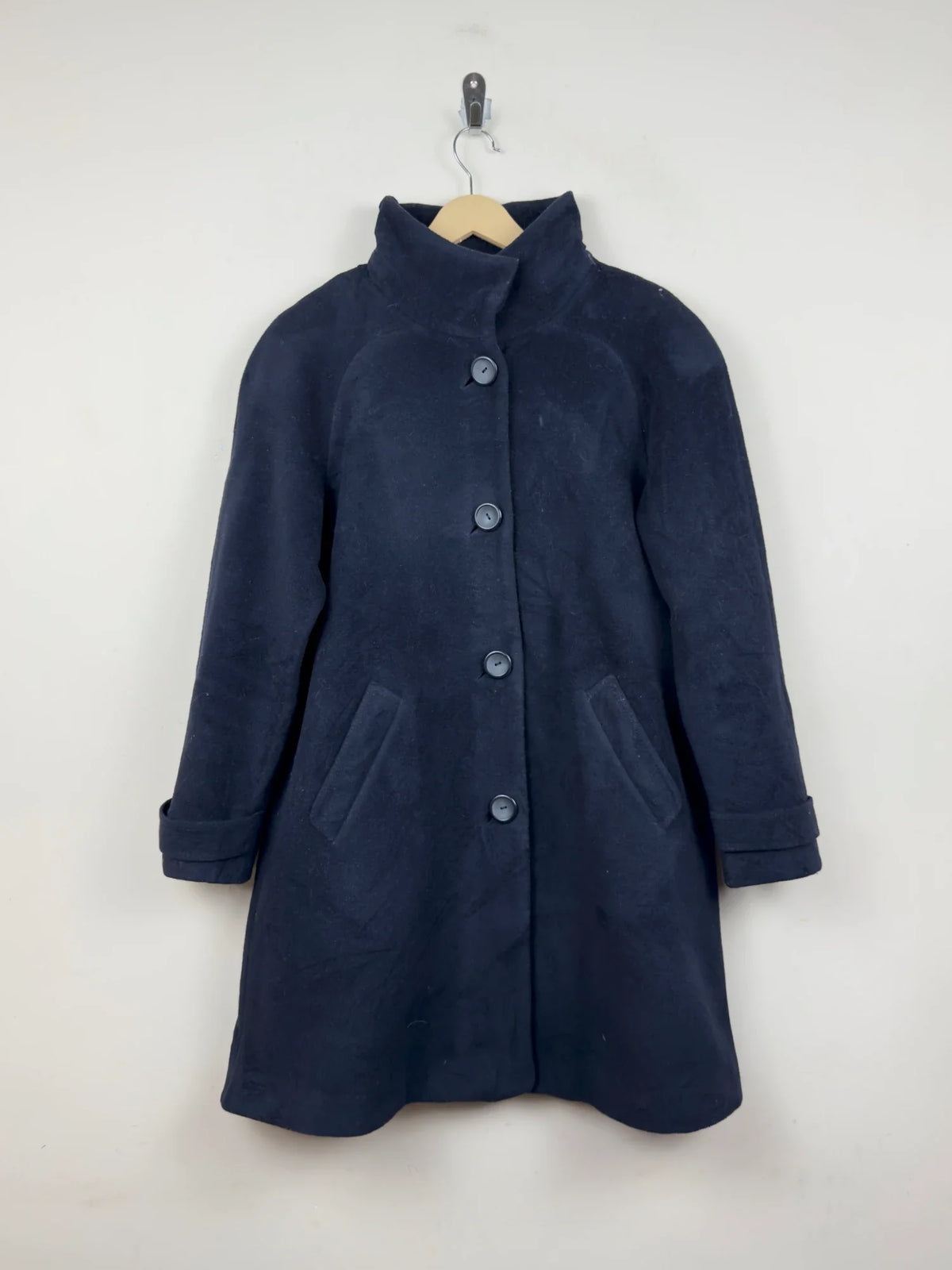 Navy Blue Women's Winter Long Coat by Marks & Spencer (WLC-49)