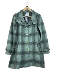 Green Women Winter Long Coat by New Look (WLC-6)