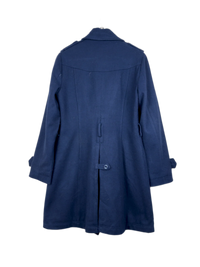 Blue Women Winter Long Coat by Pepe Jeans (WLC-9)