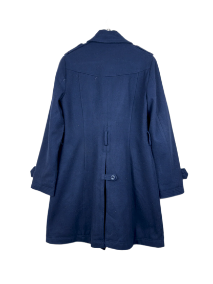 Preloved Winter Long Cardigans by Pepe Jeans in Blue Wool + Polyester for Women - Premium Condition | OTS Pakistan (WLC-9)