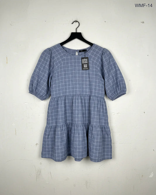 Shop Premium Women Maxi & Frock by Primark | Preloved Branded Clothes | Blue Cotton | Women | OTS Thrift Store Peshawar Pakistan