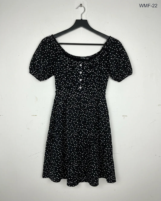 UK Imported secondhand Women Maxi & Frock - Boohoo brand, Black Polyester, Premium condition, for Women - Online Thrift Store Islamabad Pakistan