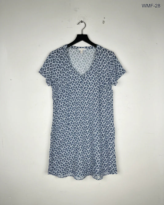 Premium Condition Women Maxi & Frock | Preloved H&M | Blue Viscose | Thrift Shop for Women Peshawar Pakistan | OTS