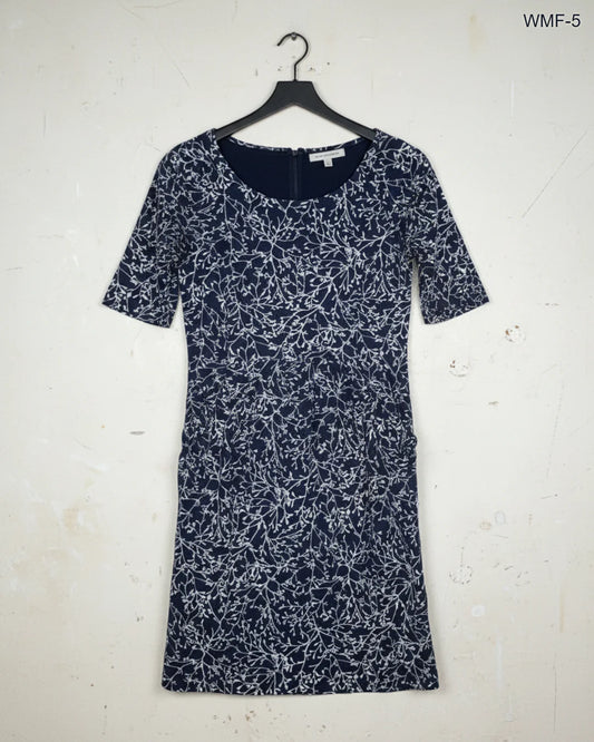 Premium Condition Women Maxi & Frock | Preloved Marks & Spencer | Blue Polyester | Thrift Shop for Women Karachi Pakistan | OTS
