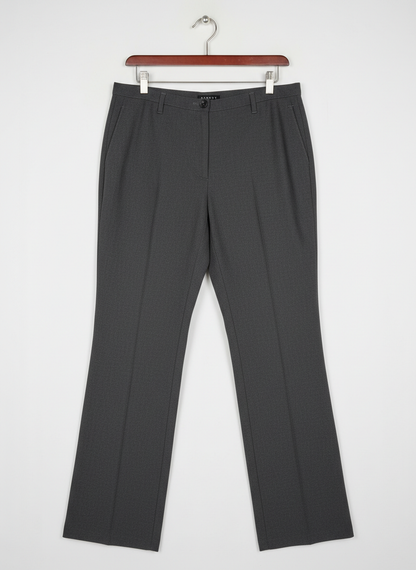 Secondhand Branded Womens Pants & Trousers by Sisley, Grey Polyester fabric, Premium condition, for Women - Online Thrift Shop Peshawar Pakistan