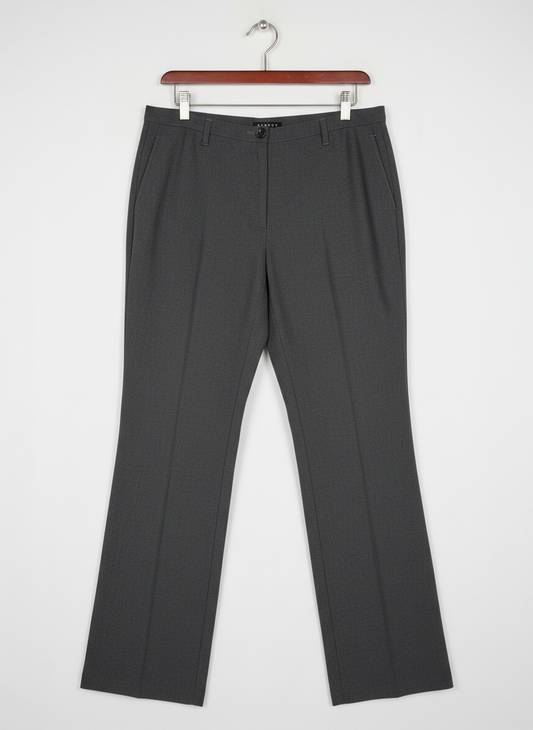 Secondhand Branded Womens Pants & Trousers by Sisley, Grey Polyester fabric, Premium condition, for Women - Online Thrift Shop Peshawar Pakistan