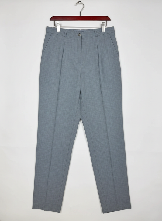 Shop Premium Womens Pants & Trousers by Brax | Preloved Branded Clothes | Light Grey Polyester | Women | OTS Thrift Store Karachi Pakistan