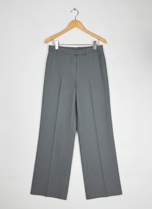 Preloved Premium Womens Pants & Trousers by St-Emile, Grey Viscose for Women - OTS Thrift Shop Lahore Pakistan