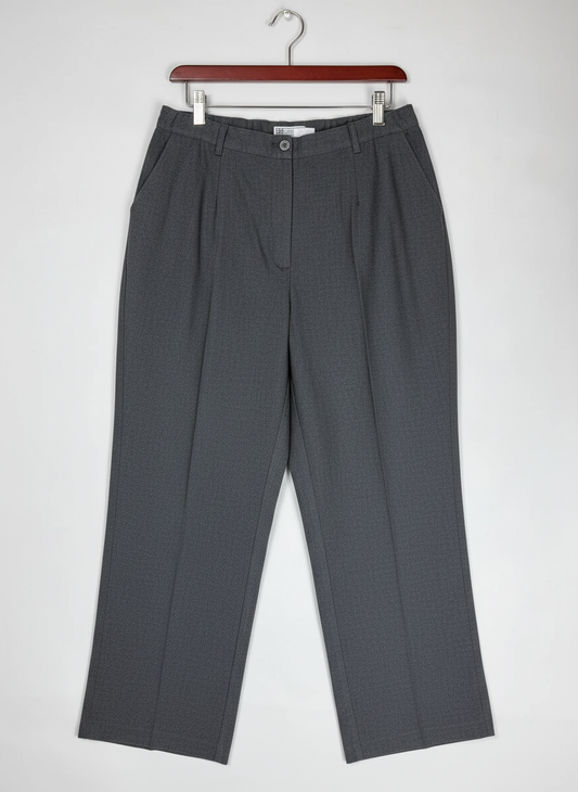 UK Imported secondhand Womens Pants & Trousers - Cut Label brand, DarkGray Polyester, Premium condition, for Women - Online Thrift Store Islamabad Pakistan