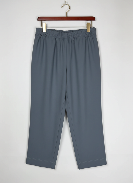 Shop Premium Womens Pants & Trousers by Cut Label | Preloved Branded Clothes | Grey Polyester | Women | OTS Thrift Store Islamabad Pakistan