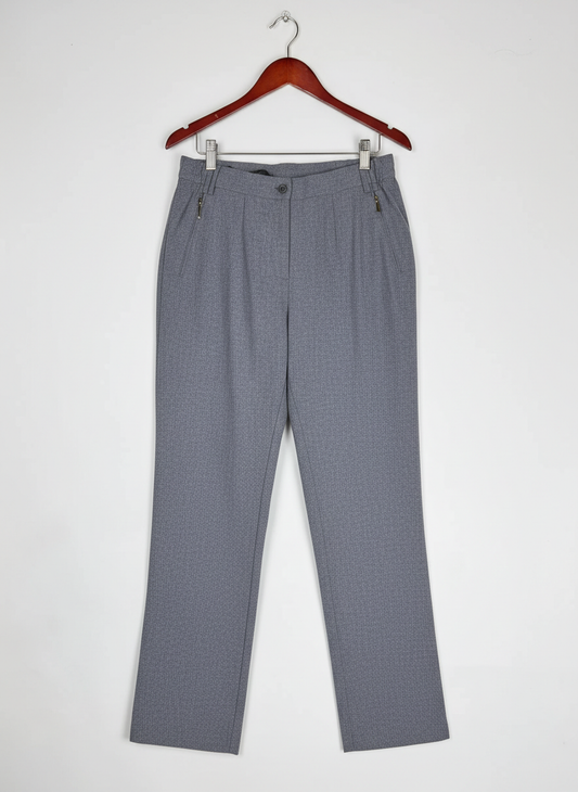 Preloved Premium Womens Pants & Trousers by Cut Label, Gray Polyester for Women - OTS Thrift Shop Karachi Pakistan